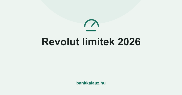 Revolut limitek 2026 – a Bankkalauz összefoglalója